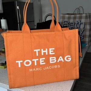 Marc Jacobs Large Canvas Tote Orange